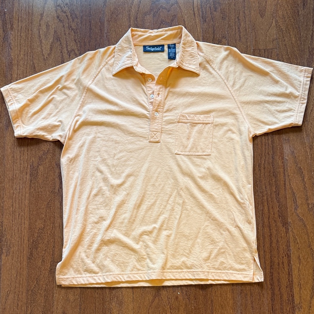 Softlight Men's Light Orange Polo Shirt